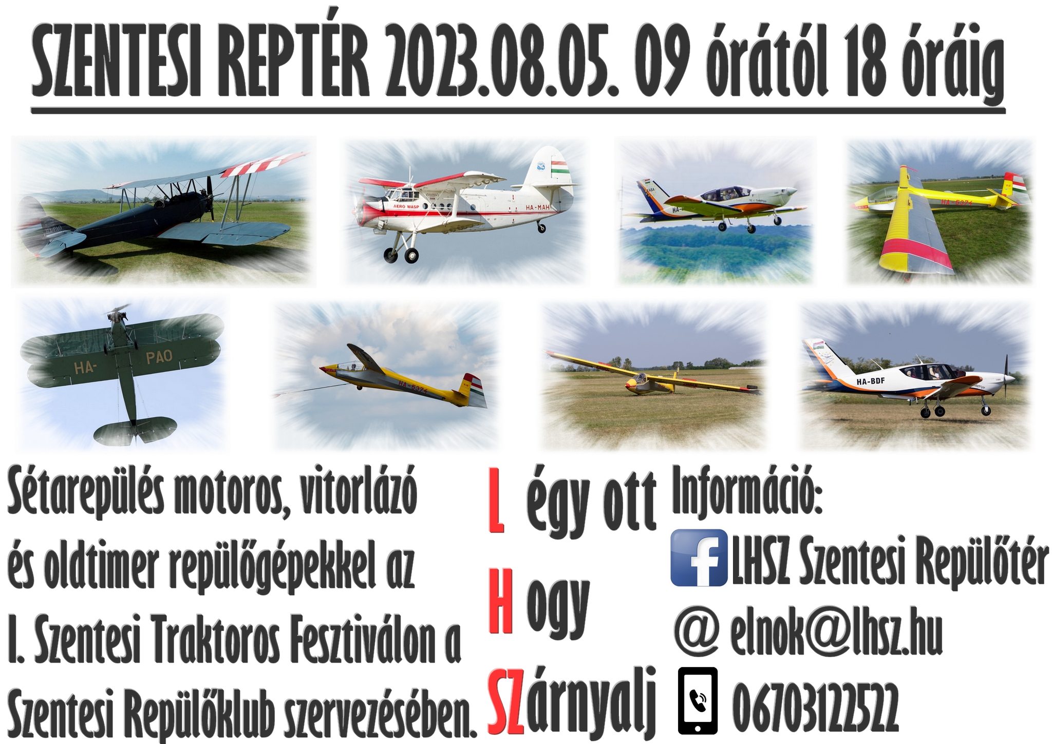 I. Szentesi Tarktoros Fesztivál plakát